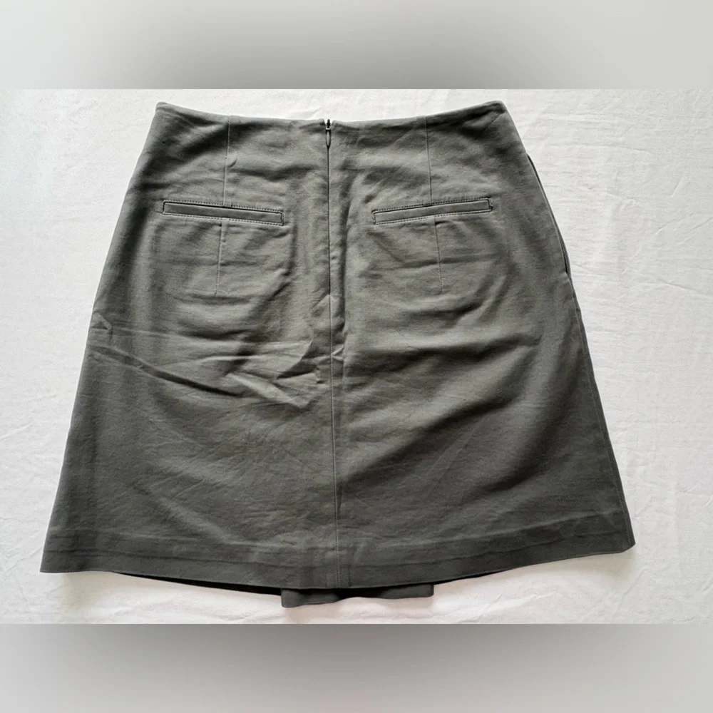 Icicle High Waist Olive Green A-Line Skort - Picture 2 of 10